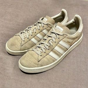 Adidas Tan Suede Sneakers